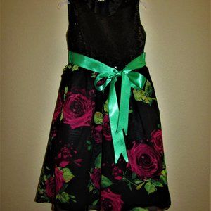 Girls sequined party dress size 4 6